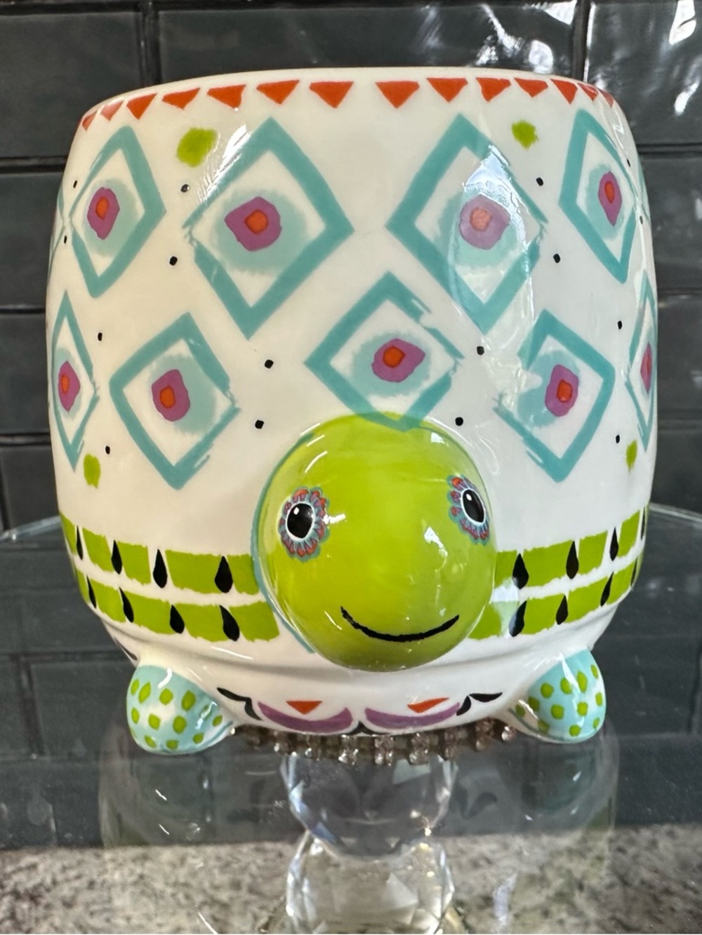 NATURAL LIFE Ceramic Turtle Coffee Mug “I turtley love you” Cup